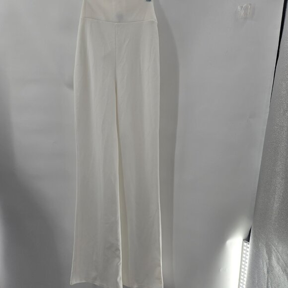 Windsor White Elastic Pull On Back Tie Trousers Size XS - Picture 2 of 13
